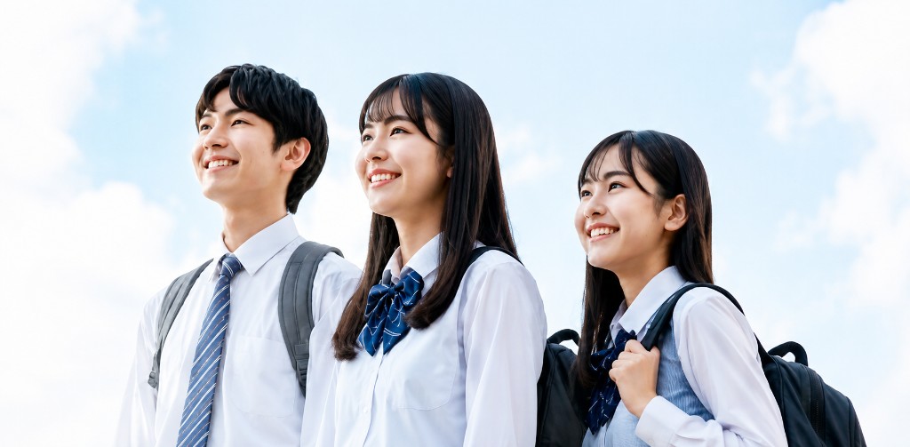 高校生の仲間たち